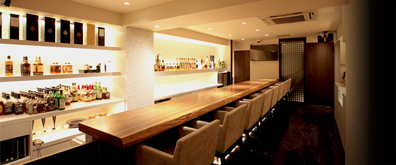麻布十番スナック感覚ラウンジガールズバー「LA GAKU AZABU」の内装イメージ